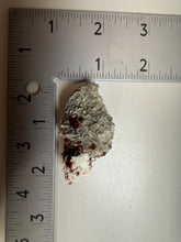 Load image into Gallery viewer, High-Grade Naturally Faceted Red Spessartine Garnet on Matrix — Skardu, Pakistan