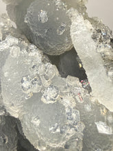 Load image into Gallery viewer, Druzy Chalcedony Stalactite with Druzy Clear Apophyllite | Maharashtra, India