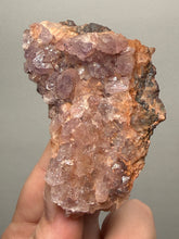 Load image into Gallery viewer, Natural Botryoidal Goethite on Amethyst Cluster | Collector Mineral Specimen | Morocco