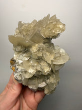 Load image into Gallery viewer, LARGE Silvery Bladed “Rose” Calcite Cluster – Yaogangxian Mine, Hunan, China
