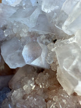 Load image into Gallery viewer, Mint Green + Pink Apophyllite + Pink Heulandite • Maharashtra, India