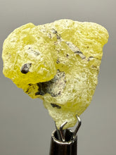 Load image into Gallery viewer, Vibrant Yellow Brucite Thumbnail Mineral Specimen | Collector Crystal from Killa Saifullah District in Balochistan Province, Pakistan
