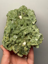 Load image into Gallery viewer, High-Grade Green Heulandite on Peach Stilbite Crystal Cluster | Deccan Traps, Maharashtra, India | Collector Mineral Specimen
