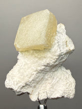 Load image into Gallery viewer, Rare Druzy Golden “Diamond” Calcite on Zeolite Matrix — Maharashtra, India | Collector Cabinet Specimen