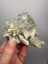 Load image into Gallery viewer, Chlorite-Included Quartz Cluster (Green Phantom Quartz) – Pakistan Mineral Specimen