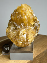 Load image into Gallery viewer, Glowing Flame Calcite Cluster from Maharashtra • High Grade