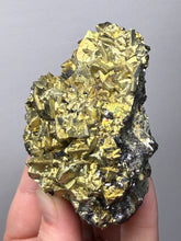 Load image into Gallery viewer, 3.3” New Find: Huanzala Mine Peru Sphalerite + Chalcopyrite + Apatite + Calcite + Quartz | Collector Display Specimen