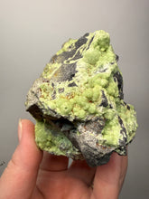 Load image into Gallery viewer, High-Grade Green Wavellite Collectors Specimen - Radiating Botryoidal Crystal Formation - Arkansas, USA