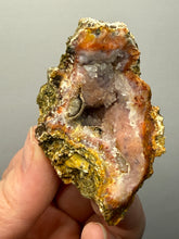 Load image into Gallery viewer, “Goblin Chalcedony” Pink & Orange Druzy Botryoidal Stalactites — Tichka Massif, High Atlas, Morocco