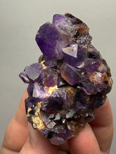 Load image into Gallery viewer, Premium Hematite-Phantom Deep Magenta Ametrine Cluster | Deccan Traps, India | Collector Mineral Specimen