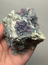 Load image into Gallery viewer, 3.8” Indonesian Grape Agate (Radial Spray Terminated Quartz) Display Specimen | Mamuju, West Sulawesi, Indonesia