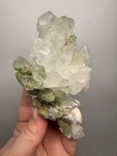 Load image into Gallery viewer, Chlorite-Included Quartz Cluster (Green Phantom Quartz) – Pakistan Mineral Specimen