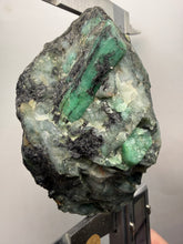 Load image into Gallery viewer, Emerald Variety Green Beryl on Matrix | Northern Bahia, Brazil | Collector Mineral Display Specimen