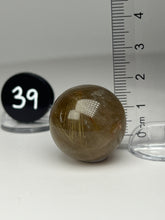 Load image into Gallery viewer, Golden Rutile Quartz (AKA Golden Angel Hair Quartz) Sphere