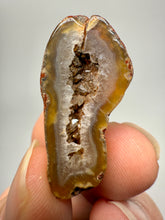 Load image into Gallery viewer, Polished Malawi Agate Half – High-Grade African Banded Agate Display Specimen