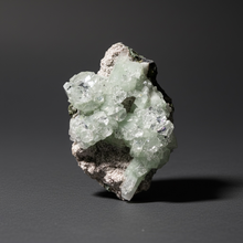 Load image into Gallery viewer, Light Mint Green “Disco Ball” Radial Apophyllite on Pink & Green Heulandite — Deccan Traps, India