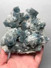 Load image into Gallery viewer, Premium Natural Blue Fluorite on Quartz Matrix
Collector Mineral Specimen – Inner Mongolia, China
Xianghualing Mine, Hunan Province, China