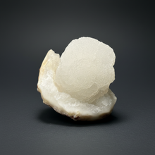 Load image into Gallery viewer, High-Grade “Dream Cloud” Druzy Chalcedony Stalactite — Maharashtra, India (Collector Display Specimen)