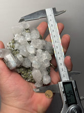 Load image into Gallery viewer, 4.5” New Find: Huanzala Mine Peru Sphalerite + Chalcopyrite + Apatite + Calcite + Quartz | Collector Display Specimen