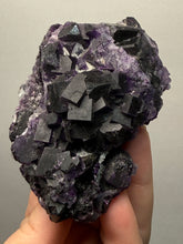 Load image into Gallery viewer, High-Grade Rare Purple-Green-Blue Cubic Fluorite | Cabinet Mineral Collector Specimen | Zhejiang Province, China