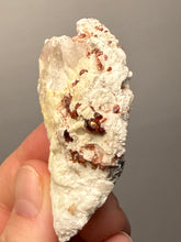 Load image into Gallery viewer, High-Grade Naturally Faceted Red Spessartine Garnet on Matrix — Skardu, Pakistan