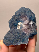 Load image into Gallery viewer, Superb Purple Phantom “Blueberry” Fluorite on Candle Quartz | Huanggang Liang, Inner Mongolia, China