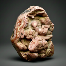 Load image into Gallery viewer, Rhodochrosite Free Form Collector Mineral Display Specimen — Argentina