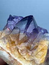 Load image into Gallery viewer, Premium Hematite-Phantom Deep Magenta Ametrine Cluster | Deccan Traps, India | Collector Mineral Specimen