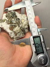 Load image into Gallery viewer, 2.9” New Find: Huanzala Mine Peru Sphalerite + Chalcopyrite + Apatite + Calcite + Quartz | Collector Display Specimen