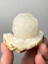 Load image into Gallery viewer, High-Grade “Dream Cloud” Druzy Chalcedony Stalactite — Maharashtra, India (Collector Display Specimen)