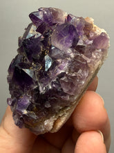 Load image into Gallery viewer, Premium Hematite-Phantom Deep Magenta Ametrine Cluster | Deccan Traps, India | Collector Mineral Specimen