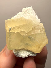 Load image into Gallery viewer, Rare Druzy Golden “Diamond” Calcite on Zeolite Matrix — Maharashtra, India | Collector Cabinet Specimen