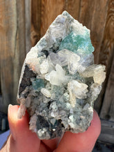 Load image into Gallery viewer, Mint Green (Disco Ball) Radial Apophyllite + White Heulandite • Maharashtra, India