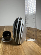 Load image into Gallery viewer, Lingam - Blue Opal with Chalcedony from India