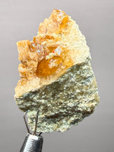 Load image into Gallery viewer, Hessonite Garnet Cluster on Matrix – Natural Collector Specimen from Pakistan | High-Grade Orange-Red Garnet Crystals