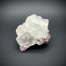 Load image into Gallery viewer, Lustrous Apophyllite over Red Heulandite (Zeolite Pocket) — Deccan Traps, Maharashtra, India