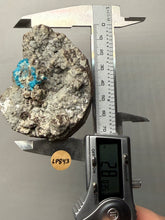 Load image into Gallery viewer, Rare Electric Blue Cavansite on Druzy Matrix – Collector Mineral Specimen | India