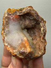 Load image into Gallery viewer, “Goblin Chalcedony” Pink & Orange Druzy Botryoidal Stalactites — Tichka Massif, High Atlas, Morocco