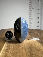 Load image into Gallery viewer, Lingam - Blue Opal with Chalcedony from India
