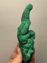 Load image into Gallery viewer, 5.5” High-Grade Malachite Stalactite “Cave” Formation | DR Congo | Mineral Collector Specimen