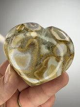 Load image into Gallery viewer, Cobra Jasper Puff Heart from India • High Grade
