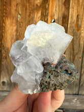 Load image into Gallery viewer, Mint Green Apophyllite w Red Phantoms • Maharashtra, India
