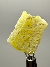 Load image into Gallery viewer, Vibrant Yellow Brucite Thumbnail Mineral Specimen | Collector Crystal from Killa Saifullah District in Balochistan Province, Pakistan