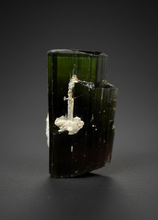 Load image into Gallery viewer, Dark Green Stak Nala Tourmaline and Cleavelandite – Haramosh Mountains, Pakistan | Thumbnail Specimen