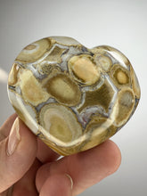 Load image into Gallery viewer, Cobra Jasper Puff Heart from India • High Grade