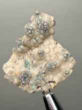 Load image into Gallery viewer, Blue-Green Chrysocolla in Botryoidal Chalcedony Cabinet Specimen | Indonesia