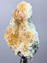 Load image into Gallery viewer, Hessonite Garnet Cluster on Matrix – Natural Collector Specimen from Pakistan | High-Grade Orange-Red Garnet Crystals