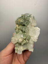 Load image into Gallery viewer, Chlorite-Included Quartz Cluster (Green Phantom Quartz) – Pakistan Mineral Specimen
