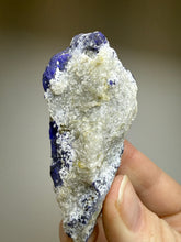 Load image into Gallery viewer, Afghan Lazurite Specimen | Deep Blue Lapis-Grade Crystal on Matrix | Collector Display Mineral