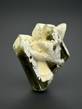 Load image into Gallery viewer, Dark Green Stak Nala Tourmaline and Cleavelandite – Haramosh Mountains, Pakistan | Thumbnail Specimen